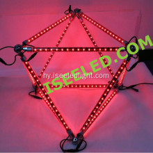 DC12V Colorful Triangle DMX Pixel LED թվային բար